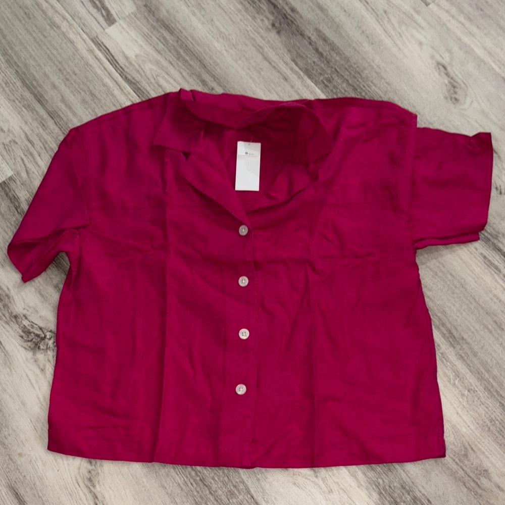 LINEN-BLEND SHIRT - Picture 3 of 5